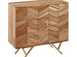 WOHNLING WL6.161 Sideboard Braun 40 cm x 90 cm x 86 cm