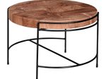WOHNLING WL6.174 Couchtisch Akazie 62 cm x 62 cm x 40 cm