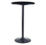 WOHNLING Bartisch WL6.192 schwarz