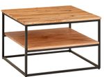 WOHNLING WL6.363 Couchtisch Akazie 60 cm x 60 cm x 41 cm
