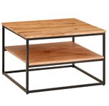 WOHNLING WL6.363 Couchtisch Akazie 60 cm x 60 cm x 41 cm