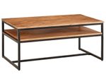 WOHNLING WL6.365 Couchtisch Akazie 100 cm x 60 cm x 45 cm