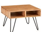 WOHNLING WL6.367 Couchtsich Akazie 60 cm x 60 cm x 40 cm
