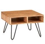 WOHNLING WL6.367 Couchtsich Akazie 60 cm x 60 cm x 40 cm