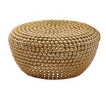 WOHNLING WL6.456 Couchtisch Gold 60 cm x 60 cm x 30 cm