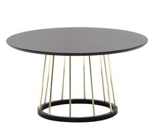 WOHNLING WL6.489 Couchtisch Schwarz 80 cm x 80 cm x 42 cm