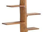 WOHNLING WL6.528 Wandregal Sheesham 58 cm x 15 cm x 60 cm