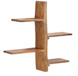 WOHNLING WL6.528 Wandregal Sheesham 58 cm x 15 cm x 60 cm