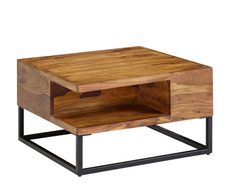 WOHNLING WL6.535 Couchtisch Sheesham 60 cm x 60 cm x 35 cm