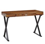 WOHNLING WL6.540 Schreibtisch Sheesham 120 cm x 55 cm x 78 cm