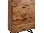WOHNLING WL6.546 Kommode Sheesham 80 cm x 42 cm x 120 cm