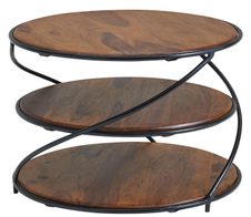 WOHNLING WL6.550 Couchtisch Sheesham 58 cm x 58 cm x 40 cm