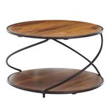 WOHNLING WL6.551 Couchtisch Sheesham 58 cm x 58 cm x 35 cm