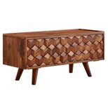 WOHNLING WL6.558 Lowboard Sheesham 92 cm x 35 cm x 44 cm