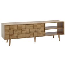 WOHNLING WL6.578 TV-Kommode Braun 160 cm x 40 cm x 51 cm