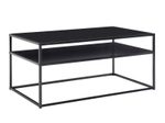 WOHNLING WL6.601 Couchtisch Schwarz 100 cm x 60 cm x 45 cm