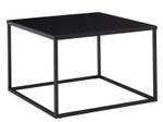 WOHNLING WL6.603 Couchtisch Mamor Schwarz 60 cm x 60 cm x 40 cm