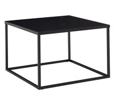 WOHNLING WL6.603 Couchtisch Mamor Schwarz 60 cm x 60 cm x 40 cm