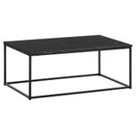 WOHNLING WL6.607 Couchtisch Mamor Schwarz 100 cm x 60 cm x 40 cm