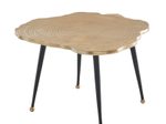 WOHNLING WL6.673 Couchtisch Gold 64 cm x 64 cm x 37 cm