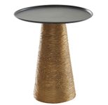 WOHNLING WL6.680 Beistelltisch Gold 40 cm x 40 cm x 45 cm