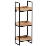 WOHNLING WL6.763 Wandregal Mango 27 cm x 18 cm x 77 cm