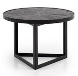 WOHNLING WL6.790 Couchtisch Schwarz 58 cm x 58 cm x 40 cm