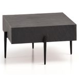 WOHNLING WL6.792 Couchtisch Grau 64 cm x 64 cm x 35 cm