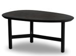 WOHNLING WL6.801 Couchtisch Schwarz 86 cm x 50 cm x 37 cm