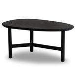 WOHNLING WL6.801 Couchtisch Schwarz 86 cm x 50 cm x 37 cm