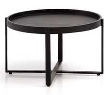 WOHNLING WL6.803 Couchtisch Schwarz 60 cm x 60 cm x 35 cm