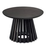 WOHNLING WL6.810 Couchtisch Schwarz 60 cm x 60 cm x 41 cm