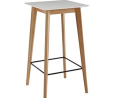 WOHNLING Stehtisch WL6.084 eckig weiß