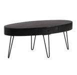 WOHNLING WL6.837 Couchtisch Schwarz Mango 100 cm x 50 cm x 40 cm