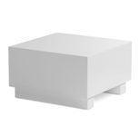 WOHNLING WL6.853 Couchtisch MONOBLOC Weiß 60 cm x 60 cm x 35 cm
