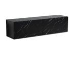 WOHNLING WL6.863 Lowboard Hängend Marmor-Optik Schwarz 120 cm x 30 cm x 30 cm