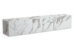 WOHNLING WL6.864 Lowboard Hängend Marmor-Optik Weiß 160 cm x 30 cm x 30 cm