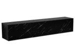 WOHNLING WL6.865 Lowboard Hängend Marmor-Optik Schwarz 160 cm x 30 cm x 30 cm