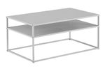 WOHNLING WL6.897 Couchtisch Weiß 100 cm x 60 cm x 45 cm