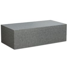 WOHNLING WL6.906 Couchtisch MONOBLOC Grau 100 cm x 50 cm x 30 cm