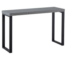 WOHNLING WL6.908 Konsolentisch Grau 120 cm x 40 cm x 76 cm