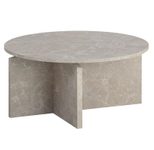 WOHNLING WL6.910 Couchtisch Sand 70 cm x 70 cm x 33 cm