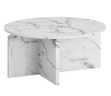 WOHNLING WL6.913 Couchtisch Weiß 70 cm x 70 cm x 33 cm