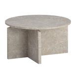 WOHNLING WL6.914 Couchtisch Sand 60 cm x 60 cm x 33 cm