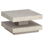 WOHNLING WL6.921 Couchtisch Sand 60 cm x 60 cm x 34 cm