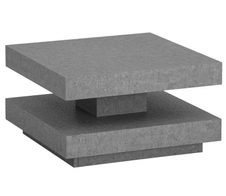 WOHNLING WL6.922 Couchtisch Grau 60 cm x 60 cm x 34 cm