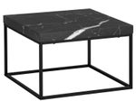 WOHNLING WL6.933 Couchtisch Schwarz 60 cm x 60 cm x 38 cm