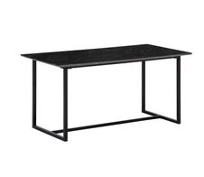 WOHNLING Esszimmertisch Marmor-Optik WL6.972 schwarz