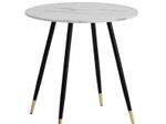 WOHNLING Esszimmertisch Marmor-Optik WL6.976 weiß