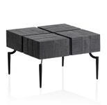 WOHNLING WL6.980 Couchtisch Schwarz 60 cm x 60 cm x 40 cm